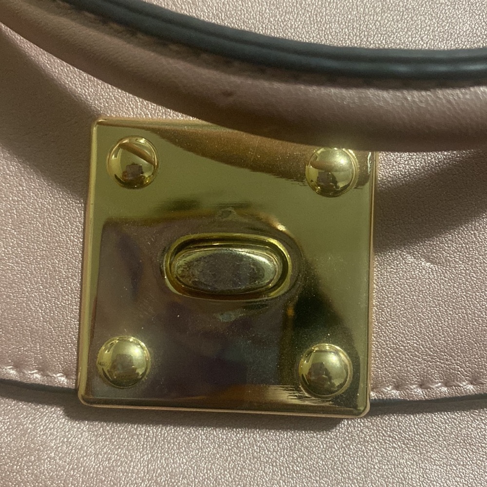 Simple Metallic Large Tote Bag. Barely Used - image 3